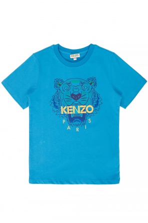 Printed t-shirt with a tiger head, zdjęcie 1 Printed t-shirt with a tiger head od Kenzo Kids